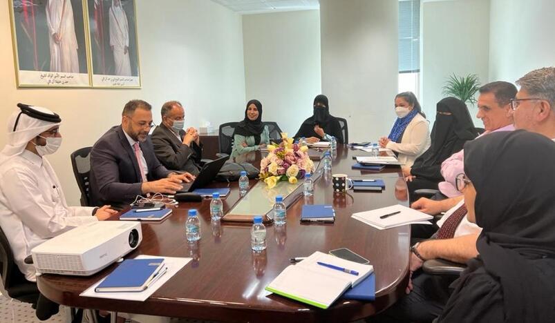 Dr. Mariam Al-Rashid met with Deans and Head of Departments 